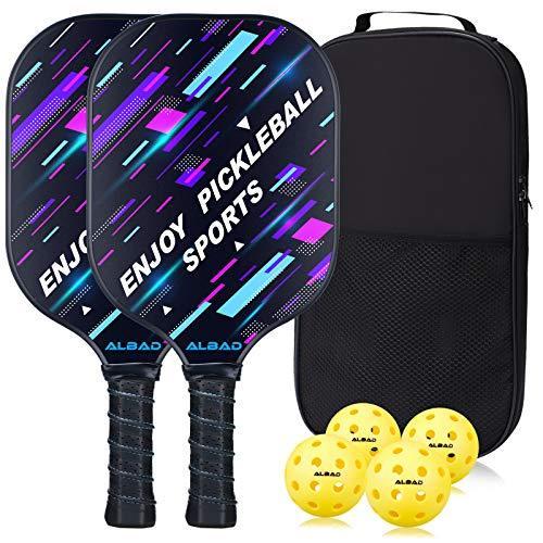 処分特価 ピックルボールパドル 丈夫なセット ピックルボールパドル 2個セット 屋内外ピックルボールセット 軽量ピックルボールラケット グラファイトピックルボ 日本最大級 Zephyr Tg