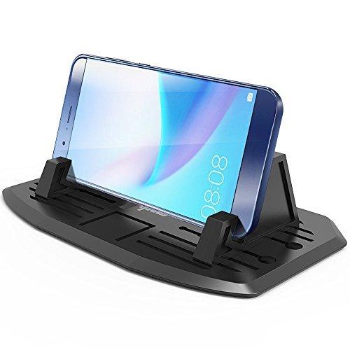 Ipow 滑り止めシリコンカーフォンダッシュボードパッドマット ハンズフリー携帯電話ホルダー 車 自宅 オフィス用 Iphone 7 7p 6s 6 最も優遇