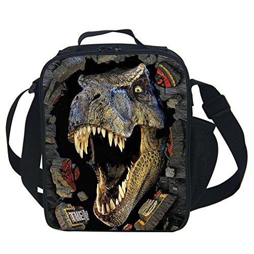 【有名人芸能人】 (DINOSAUR) Bag Cooler Box Lunch Insulated Dinosaur Animal 3D CARBEEN - 弁当用カトラリー