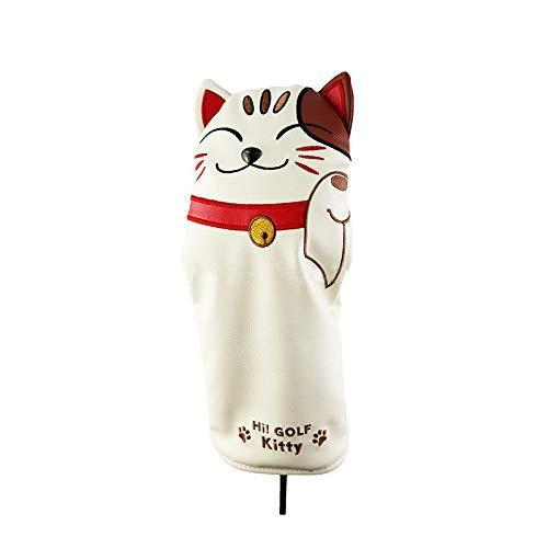 店 ヘッドカバー 動物交換カバー Kbh ゴルフ Loxasum 店のloxasum レザー Kb E4322e4254d4a23 ゴルフパターヘッドカバー 日本の幸運の猫