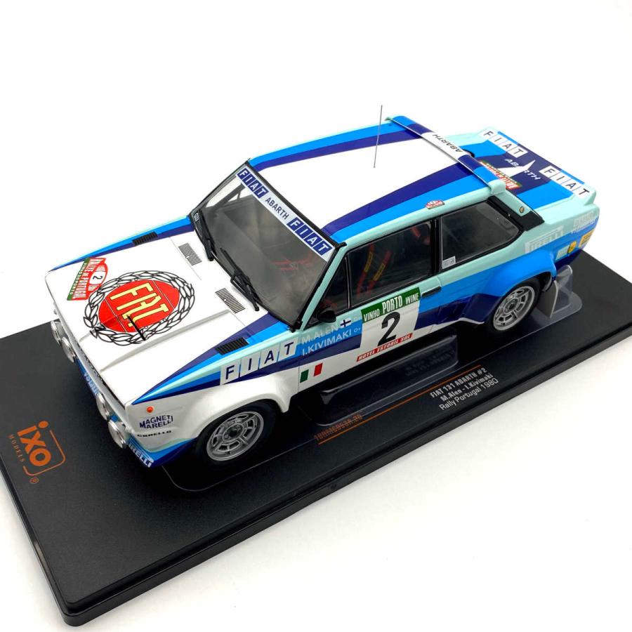 新品即決 モデルカー 1 18 Ixo イクソ フィアット 131 アバルト 1980 ラリー ポルトガル 2 M Alen I Kivimaki 最安値挑戦 Www Ladislexia Net