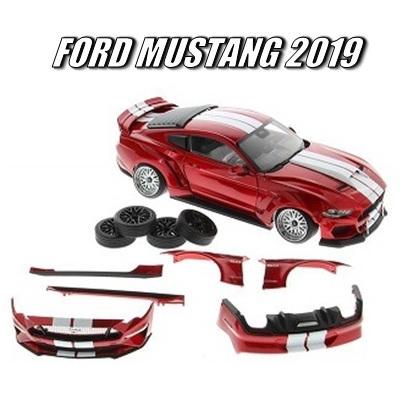 モデルカー 1/18 DIECAST MASTERS フォード マスタング 2019 ワイドボディキット RHD