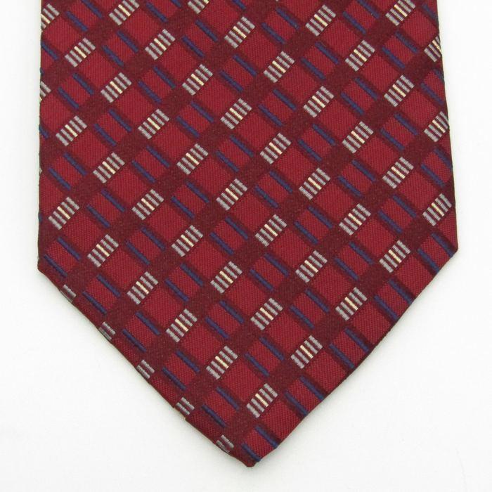 ジュンアシダ ブランド ネクタイ シルク 小紋柄 総柄