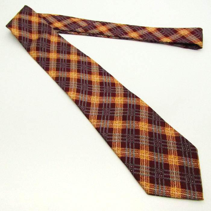 ジョバンニ ロッシーニ ブランド ネクタイ シルク チェック柄 格子柄
