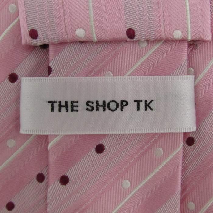 ザショップティーケー ブランド ネクタイ シルク ドット柄 メンズ ピンク THE SHOP TK｜kbnet2019v1｜04