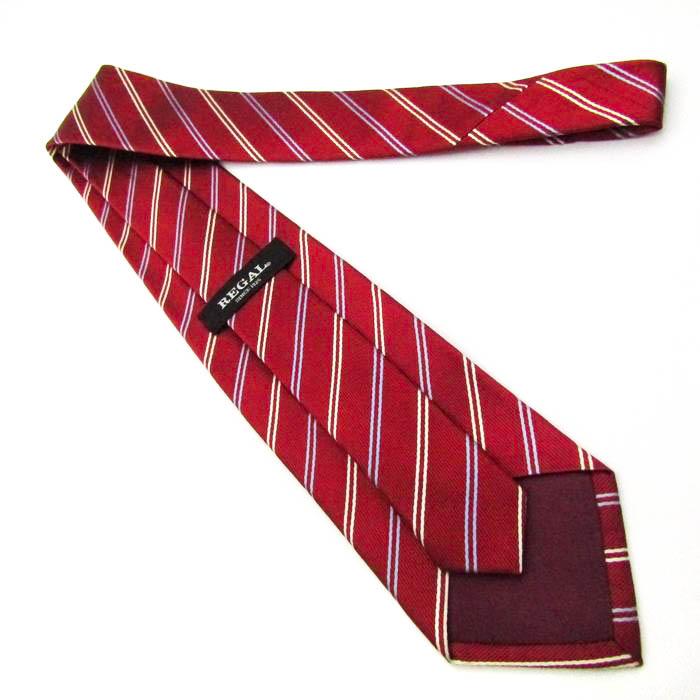 REGAL（リーガル） ブランド ネクタイ ストライプ柄 シルク 日本製 PO