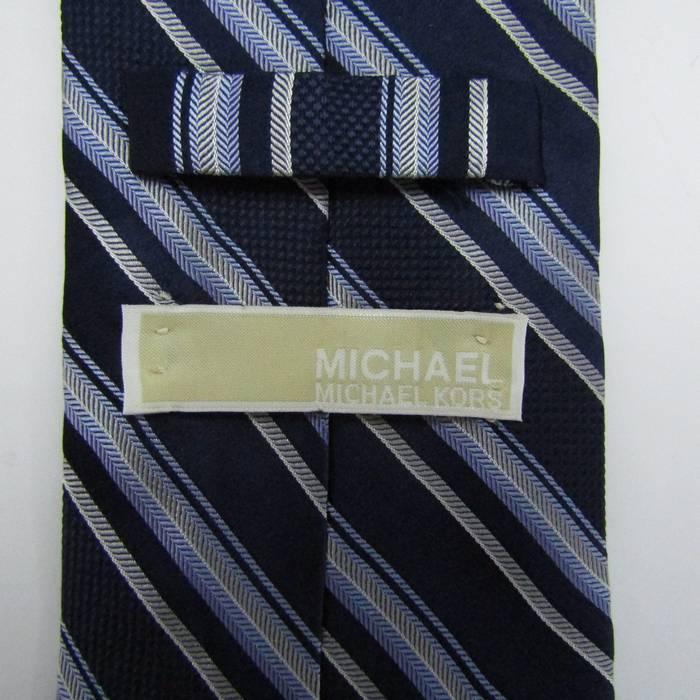 Michael Kors マイケルコース ネクタイ ネイビー ストライプ MICHAEL KORS マイケルコース ブランド ネクタイ ストライプ柄
