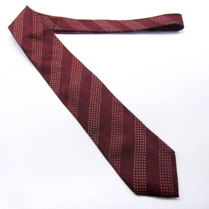 【ネクタイ】【ブランド】 エスティーデュポン ブランド ネクタイ ストライプ柄 ドット シルク