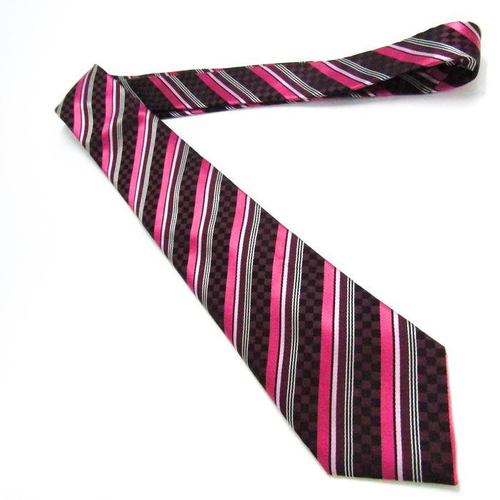 未使用級★ディオールオム　フラミンゴ柄　ネクタイ　シルク　ピンク系 ザショップティーケーミクスパイス ブランド ネクタイ シルク