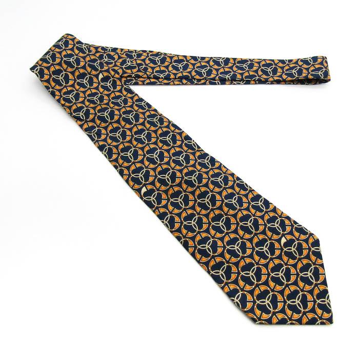 TRUSSARDI トラサルディ ブランド ネクタイ 総柄 ドット パネル柄  