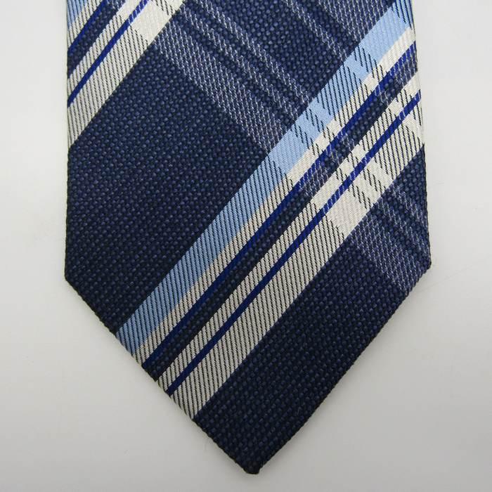 ヴィサルノ ブランド ネクタイ チェック柄 シルク 日本製 PO メンズ