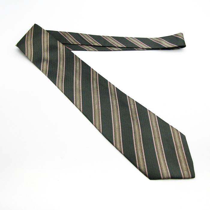 LANCEL（ランセル） ブランド ネクタイ ロゴ ストライプ柄 シルク 日本