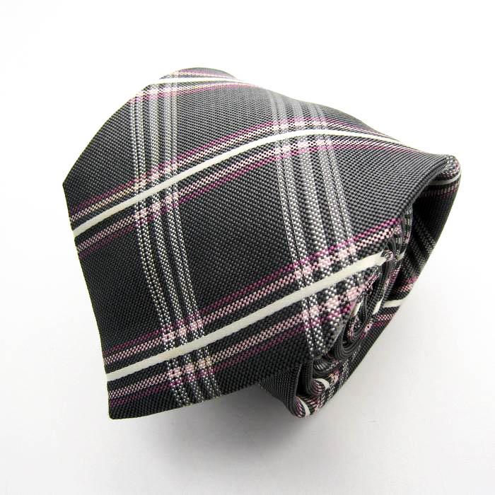 REGAL（リーガル） ブランド ネクタイ チェック柄 シルク PO メンズ