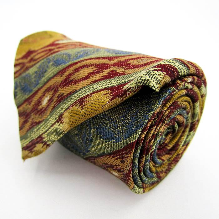 KENZO（ケンゾー） ブランド ネクタイ ストライプ柄 花柄 シルク PO