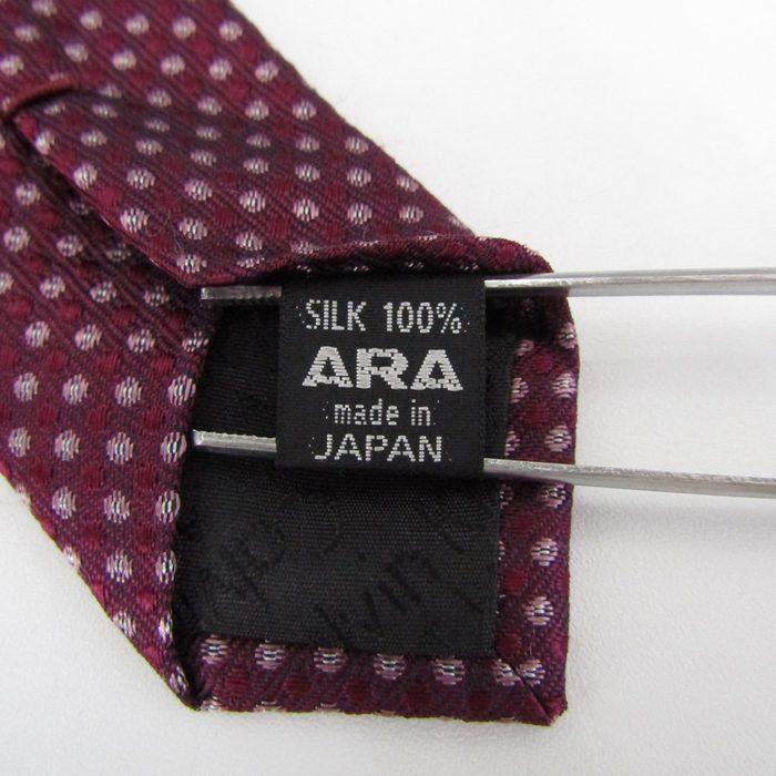 カルバンクライン ブランド ネクタイ ドット シルク 日本製 PO メンズ