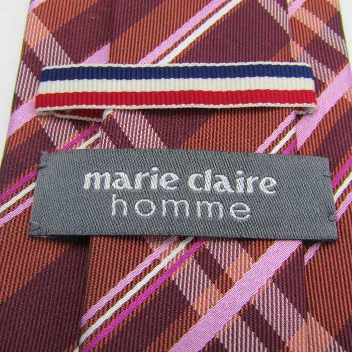 Marie Claire（マリ クレール） ブランド ネクタイ チェック柄 格子柄