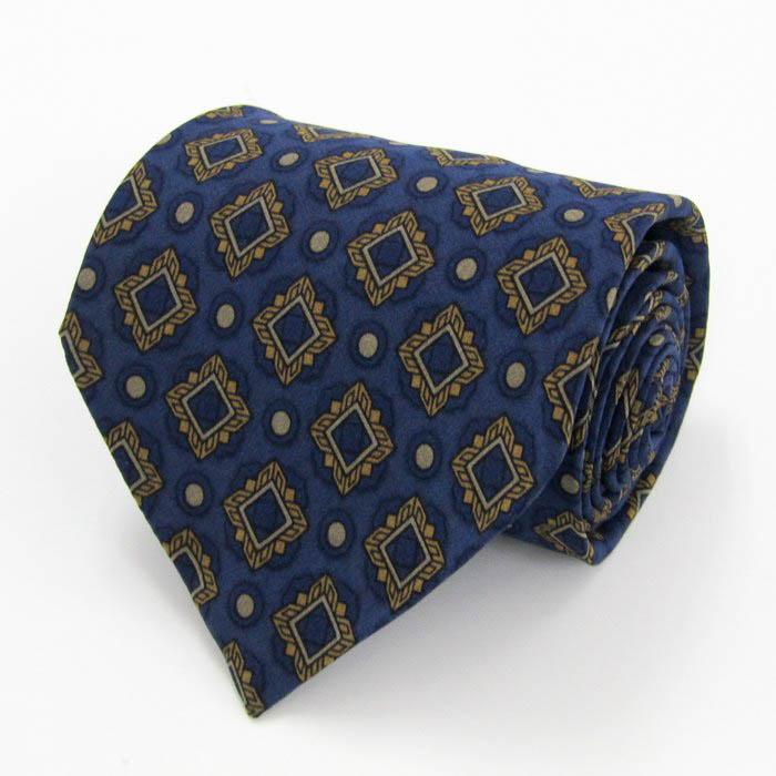 クリッツアウォモ ブランド ネクタイ シルク 小紋柄 ドット柄 PO メンズ ネイビー KRIZIA UOMO | 
