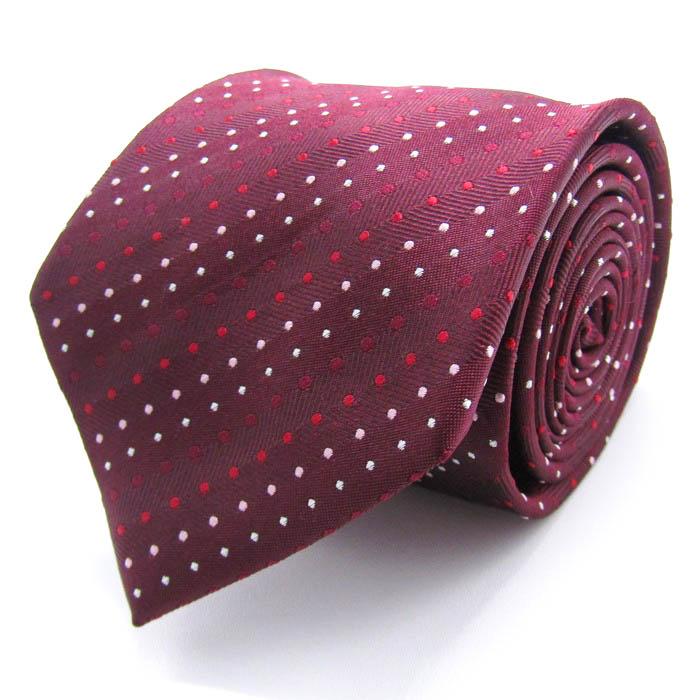 FILA（フィラ） ブランド ネクタイ ストライプ柄 ドット シルク PO