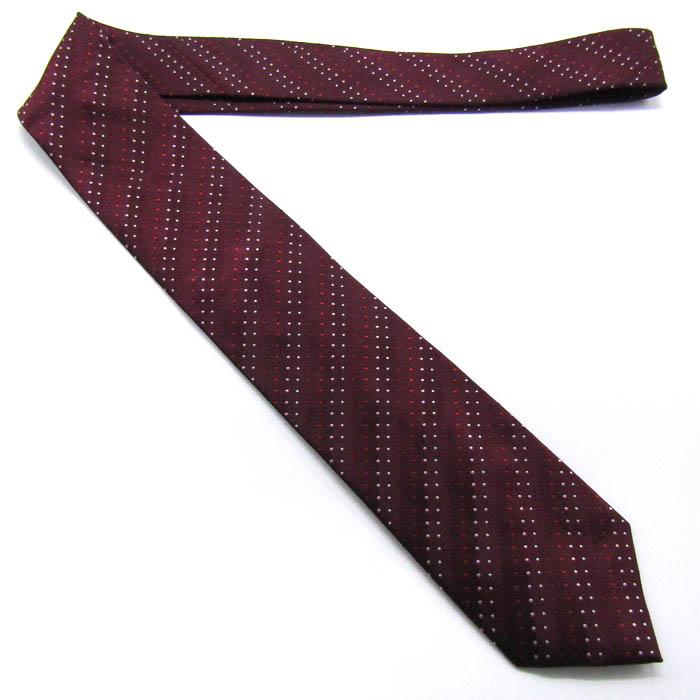 FILA（フィラ） ブランド ネクタイ ストライプ柄 ドット シルク PO