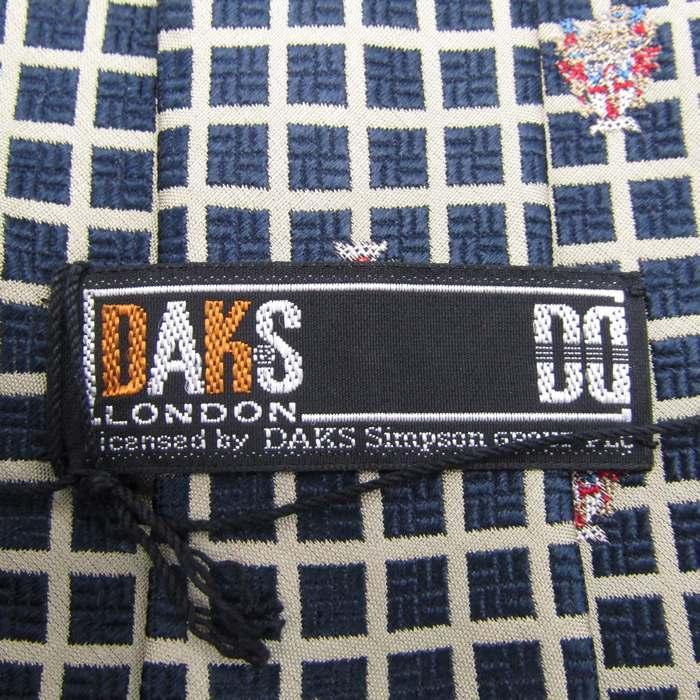 DAKS（ダックス） ブランド ネクタイ チェック柄 小紋柄 紋章柄 シルク