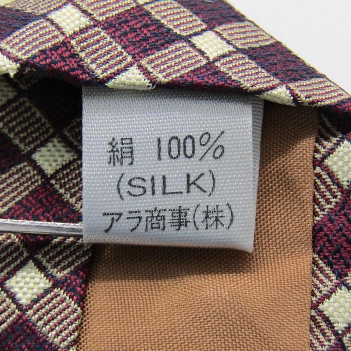 フューチャリスト ブランド ネクタイ シルク 小紋柄 未使用タグ付 PO