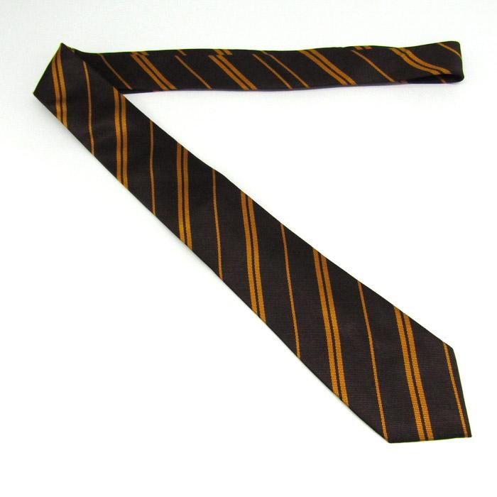 ディオール　ネクタイ　ストライプ ドット　チェック　ブラウン　茶色 ディオール ネクタイ ストライプ ドット チェック ブラウン 茶色