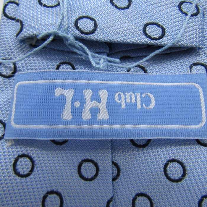 アッシュエル ブランド ネクタイ ドット シルク 未使用タグ付 PO