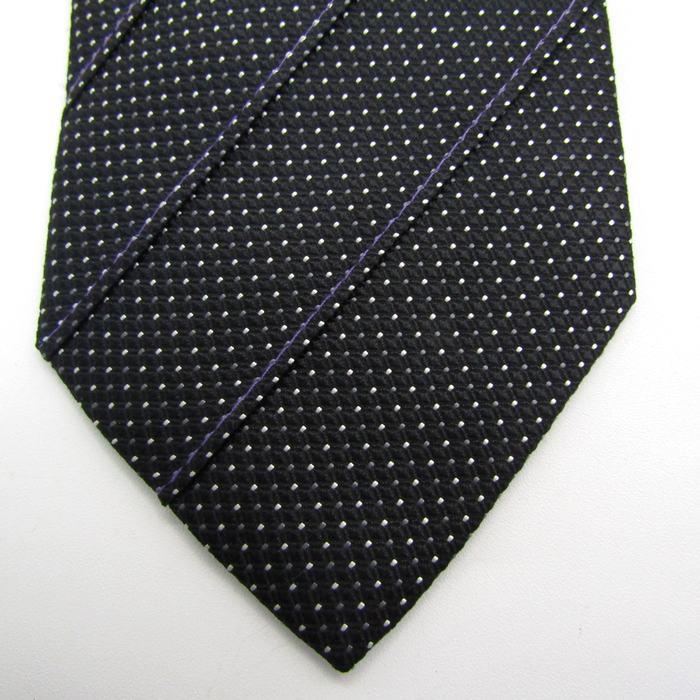 P.C HOUSE ブランド ネクタイ ストライプ柄 ドット シルク PO メンズ