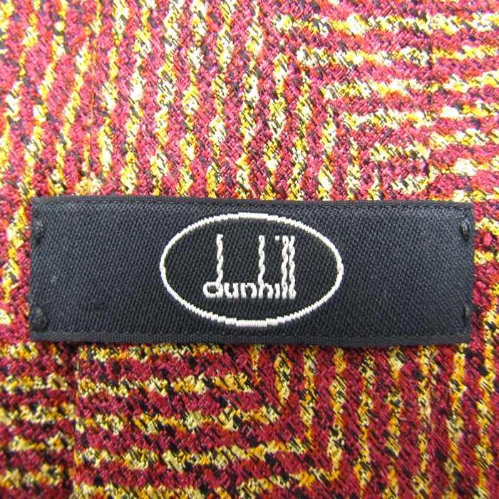 新品 ダンヒル dunhill ネクタイ ヘリンボーン ブライトレッド dunhill（ダンヒル） ブランド ネクタイ ストライプ柄 ヘリンボーン柄