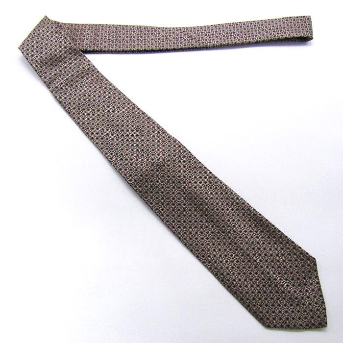 五大陸 ブランド ネクタイ シルク 小紋柄 ドット柄 総柄 PO メンズ ブラウン gotairiku |  | 01
