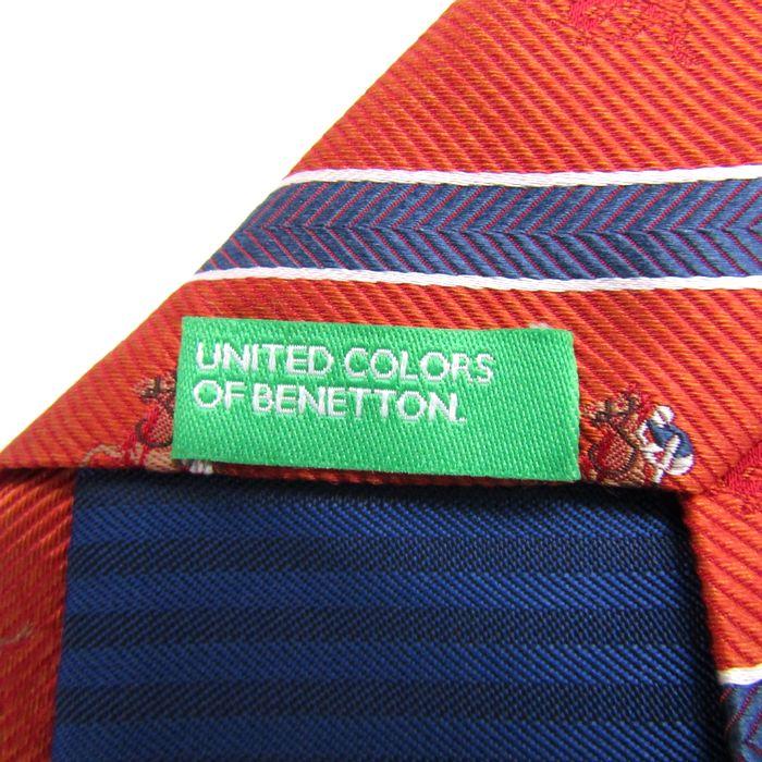 UNITED COLORS OF BENETTON ベネトン ブランド ネクタイ シルク