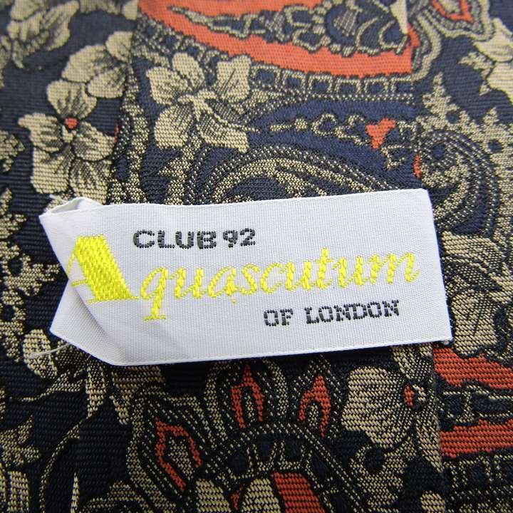Aquascutum アクアスキュータム ブランド ネクタイ シルク
