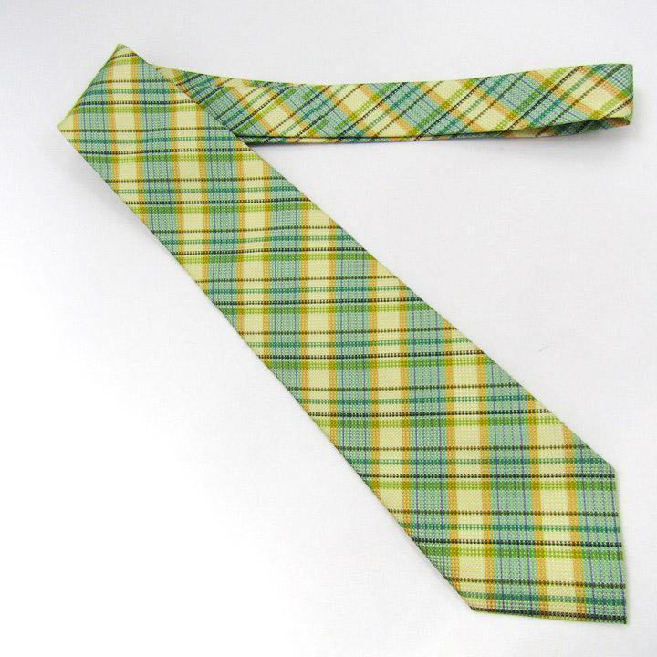 Marie Claire（マリ クレール） ブランド ネクタイ シルク チェック柄