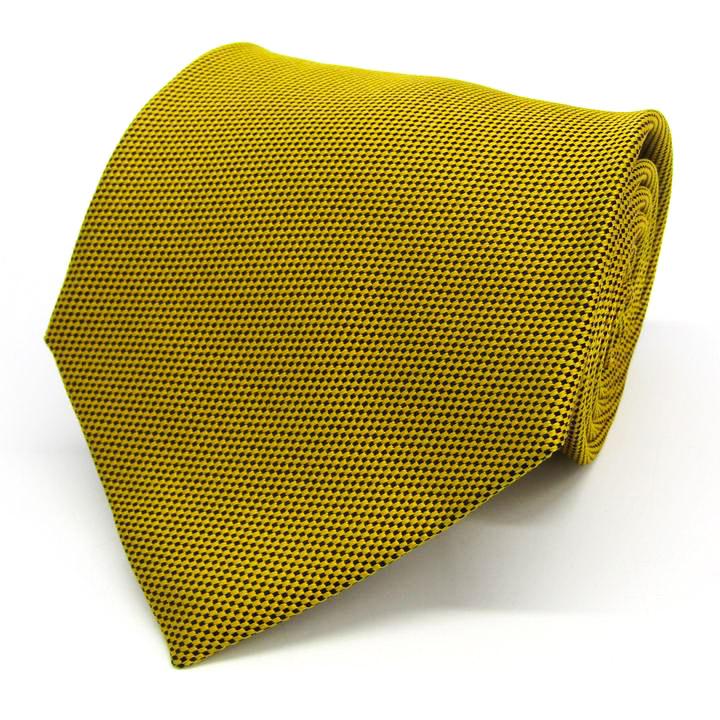 ヴィサルノ ブランド ネクタイ チェック柄 格子柄 シルク 日本製 PO メンズ イエロー VISARUNO | 