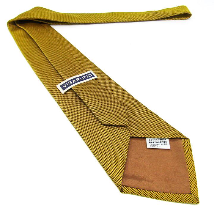 ヴィサルノ ブランド ネクタイ チェック柄 格子柄 シルク 日本製 PO メンズ イエロー VISARUNO |  | 02