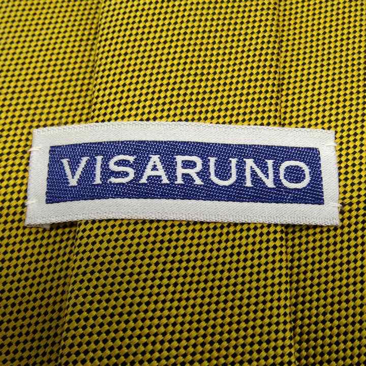 ヴィサルノ ブランド ネクタイ チェック柄 格子柄 シルク 日本製 PO メンズ イエロー VISARUNO |  | 03
