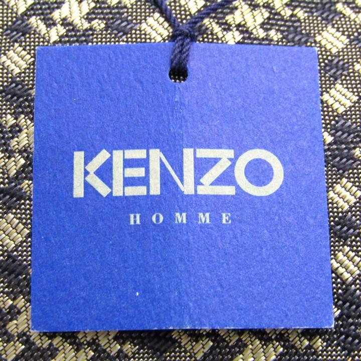 KENZO ケンゾー ブランド ネクタイ シルク チェック柄 未使用品