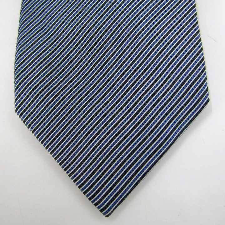 オリヒカ ブランド ネクタイ シルク ストライプ柄 PO メンズ ネイビー