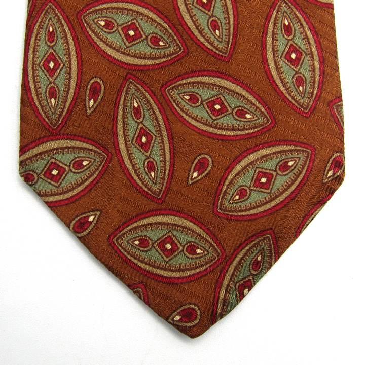 クリスチャンディオール ブランド ネクタイ 総柄 ペイズリー 小紋柄