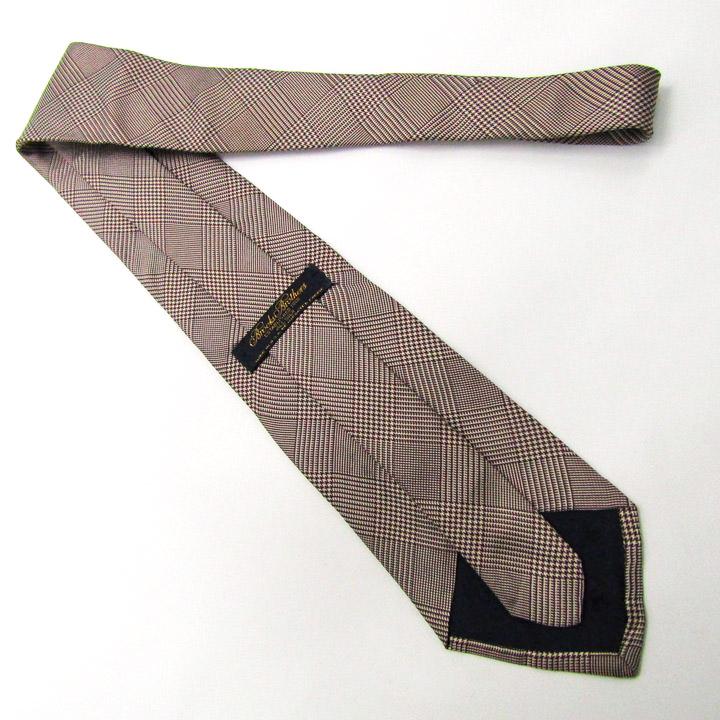 【美品】ブルックスブラザーズ ネクタイ チェック ブラックフリース 高級 美品】ブルックスブラザーズ ネクタイ チェック ブラックフリース