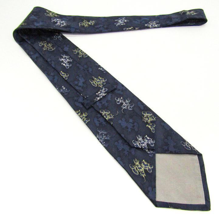 ディズニー ブランド ネクタイ シルク ミッキーマウス ディズニー キャラクター柄 TDL PO メンズ ネイビー Disney | Disney | 02