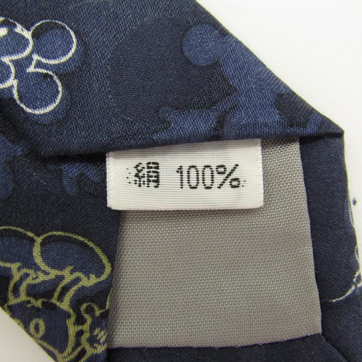 ディズニー ブランド ネクタイ シルク ミッキーマウス ディズニー キャラクター柄 TDL PO メンズ ネイビー Disney | Disney | 04