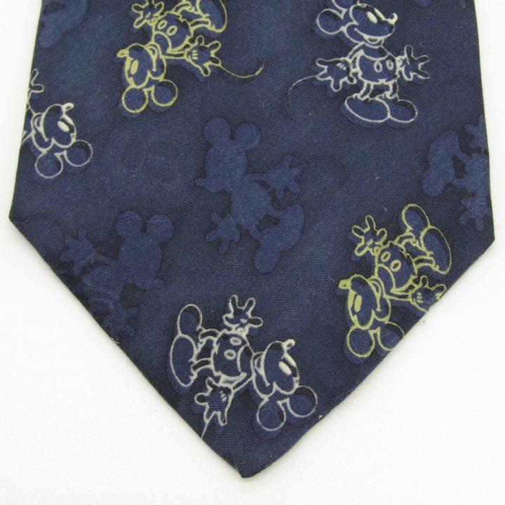 ディズニー ブランド ネクタイ シルク ミッキーマウス ディズニー キャラクター柄 TDL PO メンズ ネイビー Disney | Disney | 05