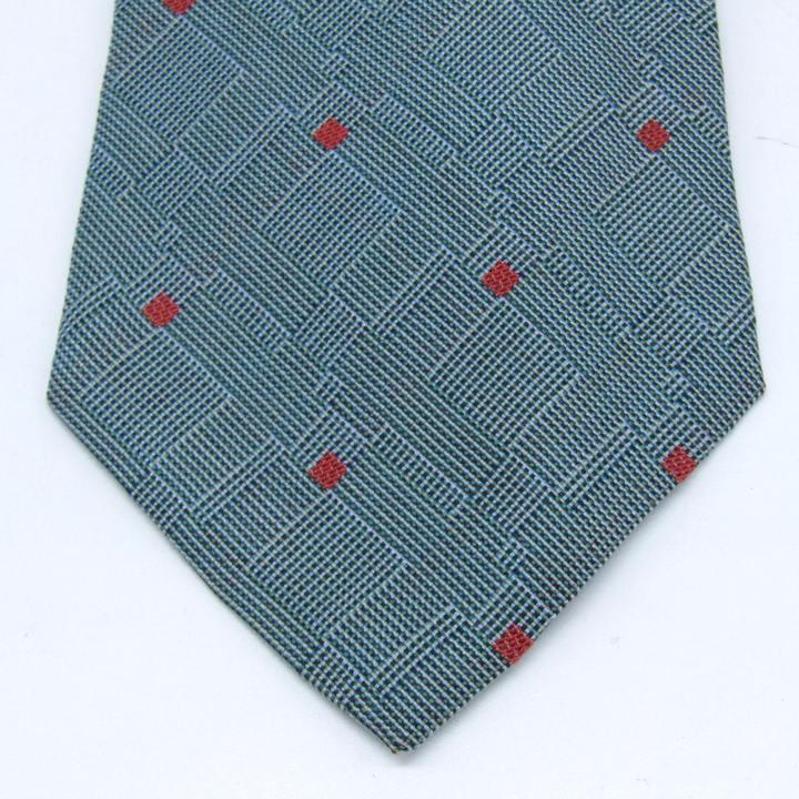 シャルル・ジョルダン ブランド ネクタイ チェック柄 コットン シルク イタリア製 PO メンズ ブルー CHARLES JOURDAN |  | 05