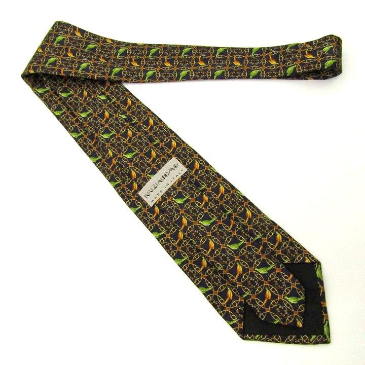 クリッツアウォモ ブランド ネクタイ シルク 動物柄 格子柄 総柄 PO メンズ ネイビー KRIZIA UOMO |  | 02