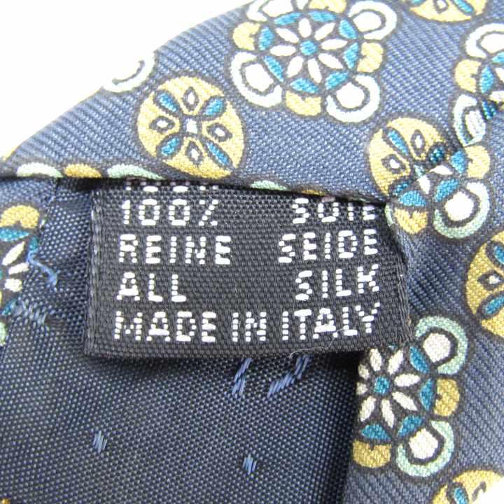 シャルル・ジョルダン ブランド ネクタイ ロゴ ドット 花柄 シルク イタリア製 PO メンズ ネイビー CHARLES JOURDAN |  | 04