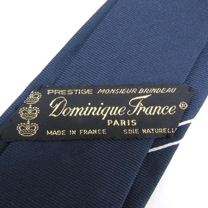 ドミニクフランス クラウン ブランド ネクタイ ストライプ 高級 刺繍
