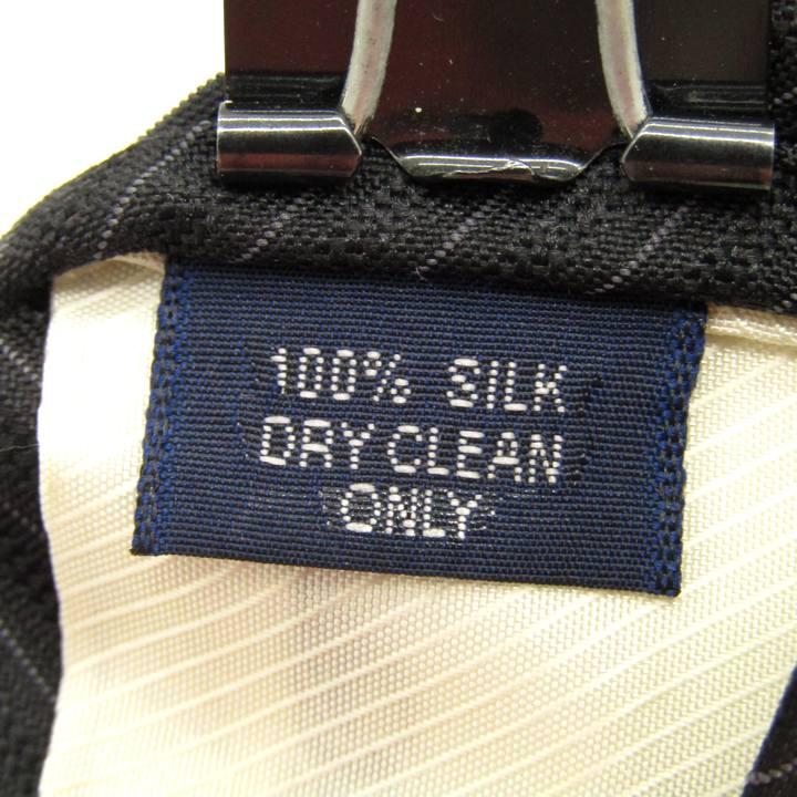 タカキュー ブランド ネクタイ ストライプ柄 パネル柄 シルク PO メンズ ブラック TAKA Q |  | 04