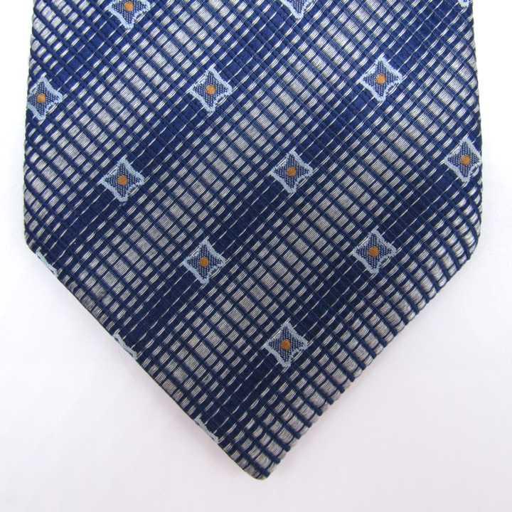 シャルル・ジョルダン ブランドネクタイ チェック柄 小紋柄 格子柄 シルク PO メンズ ネイビー CHARLES JOURDAN |  | 05