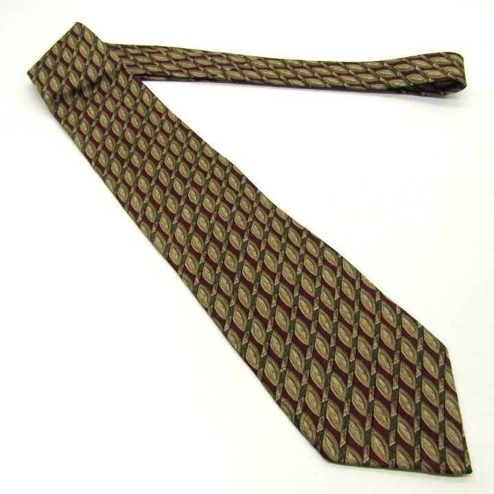 クリッツアウォモ ブランドネクタイ 総柄 ドット パネル柄 シルク イタリア製 PO メンズ ベージュ KRIZIA UOMO |  | 01